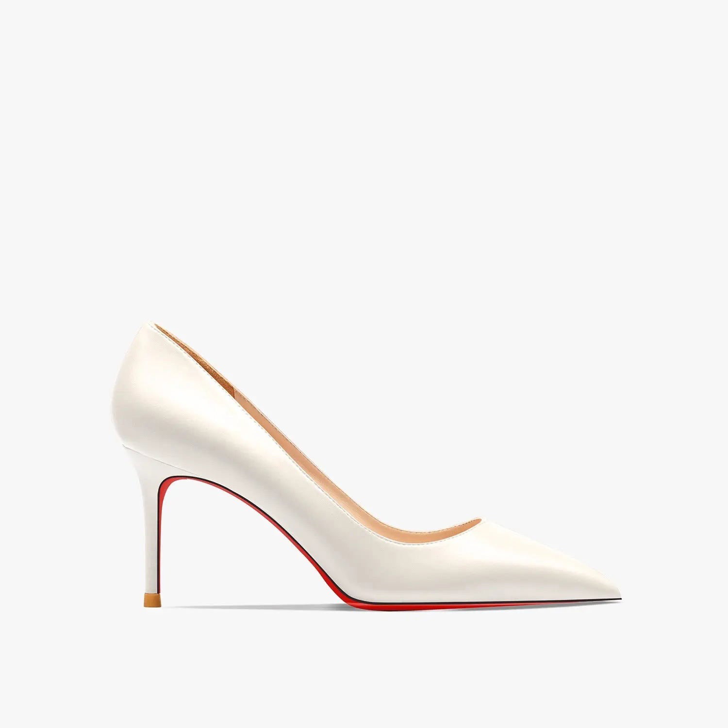 Tabitha Matt Cream White Heels_2