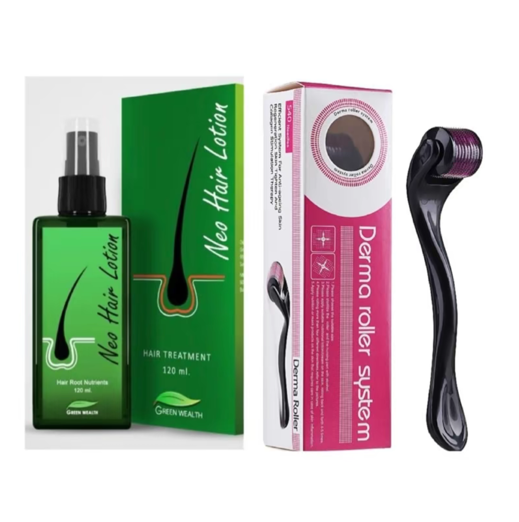Neo Hair Lotion & Derma Roller 100% Original Thailand