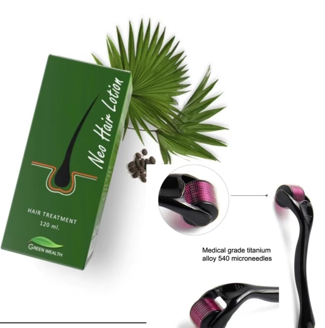 Neo Hair Lotion & Derma Roller 100% Original Thailand_2