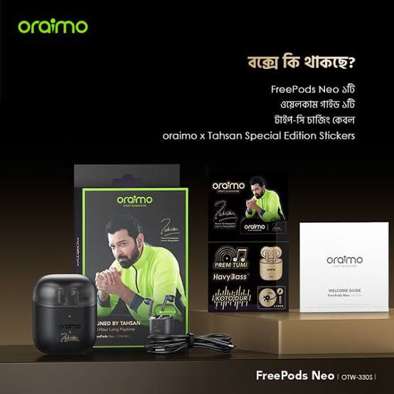 oraimo FreePods Neo x Tahsan True Wireless Earbuds_8