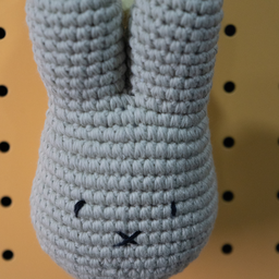 Handmade Miffy Keychain | Premium PP Cotton & Shewave Beads | 100% Cotton Yarn | Densons Lifestyle