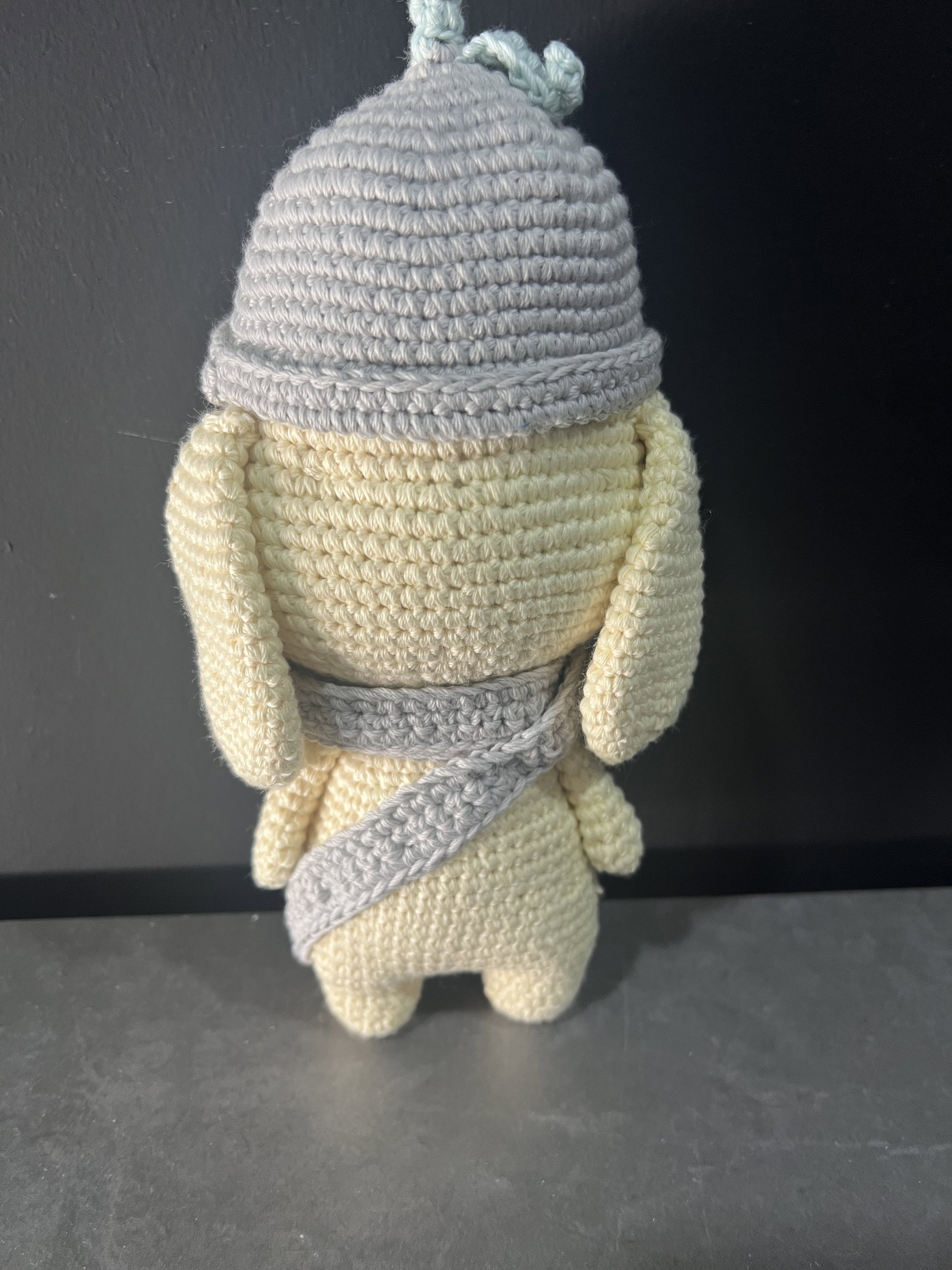 Peach & Lemon Bunny | Handmade Crochet Bunny | 100% Premium Cotton Yarn_14