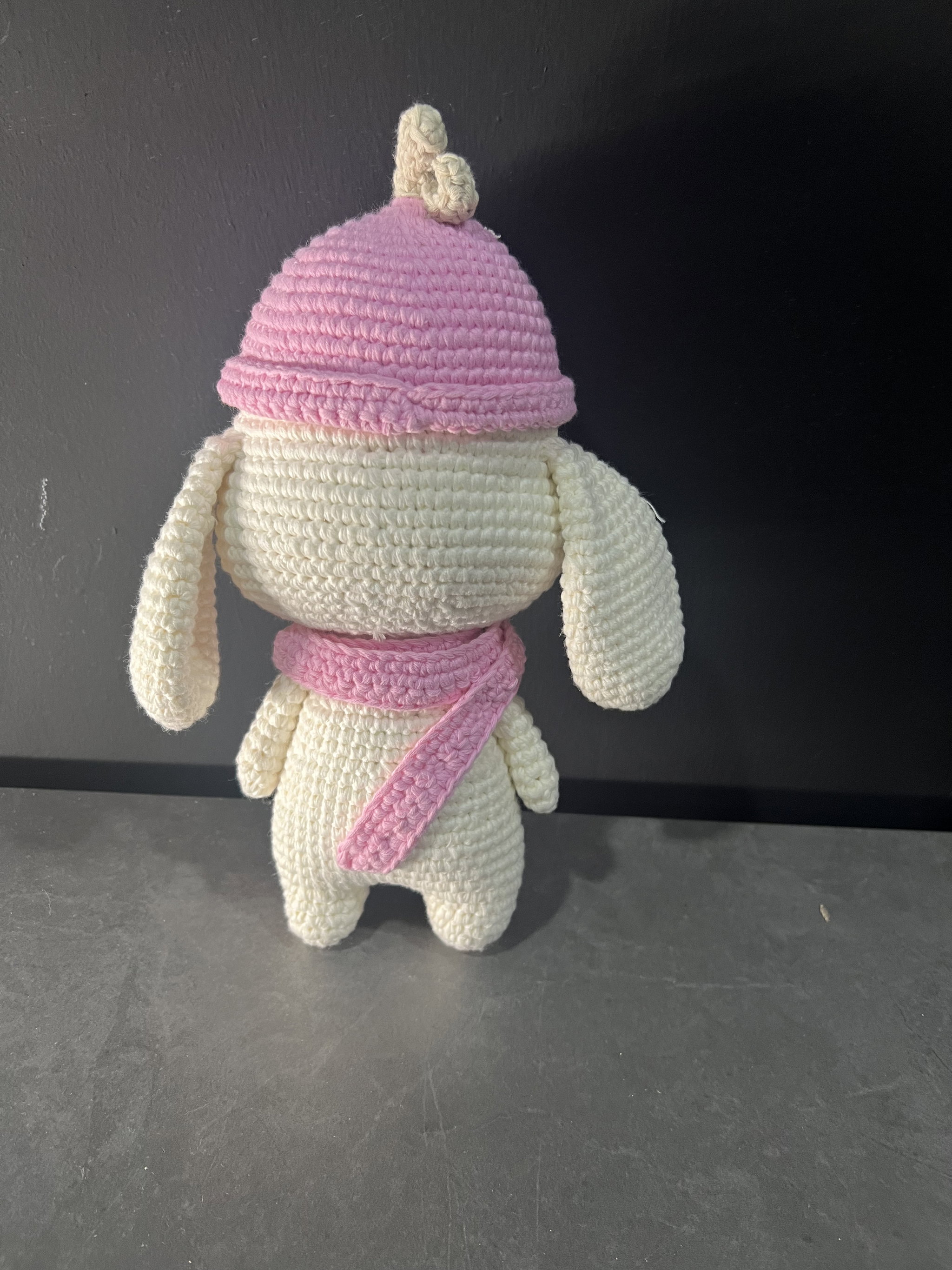 Peach & Lemon Bunny | Handmade Crochet Bunny | 100% Premium Cotton Yarn_8