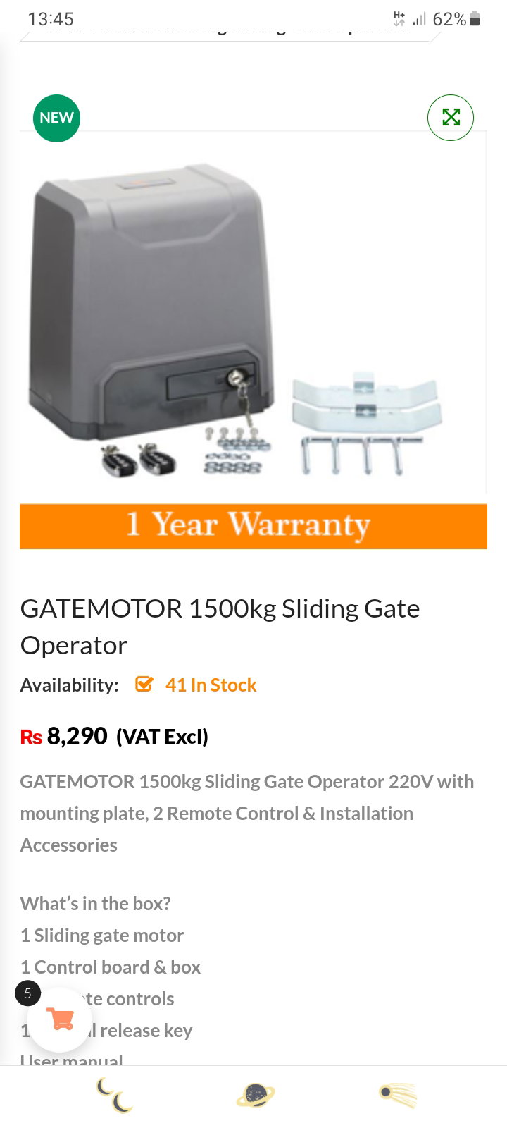Sliding Gate Motor 