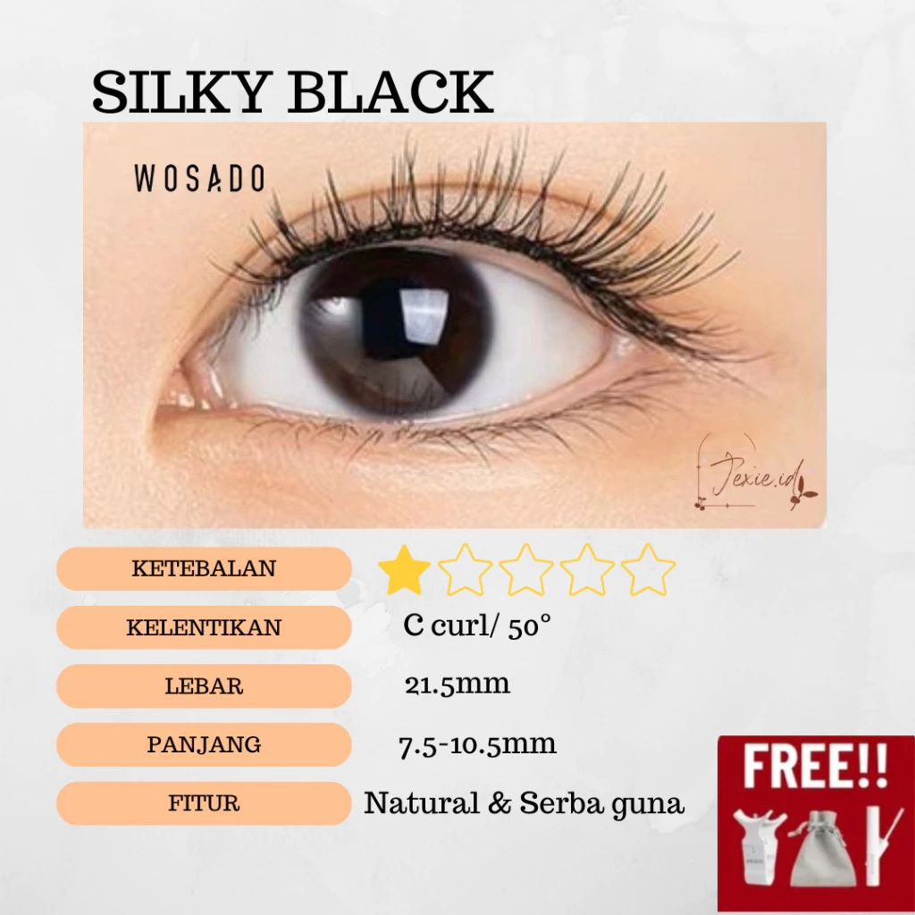 SILKY BLACK MAGNETIC EYELASHES _3
