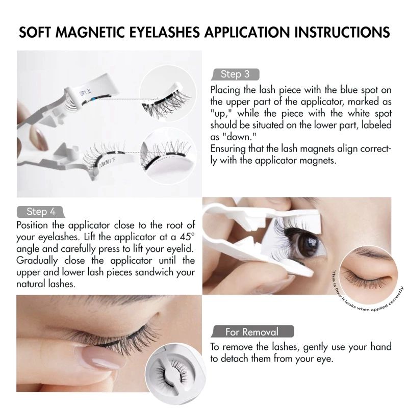 SILKY BLACK MAGNETIC EYELASHES _7