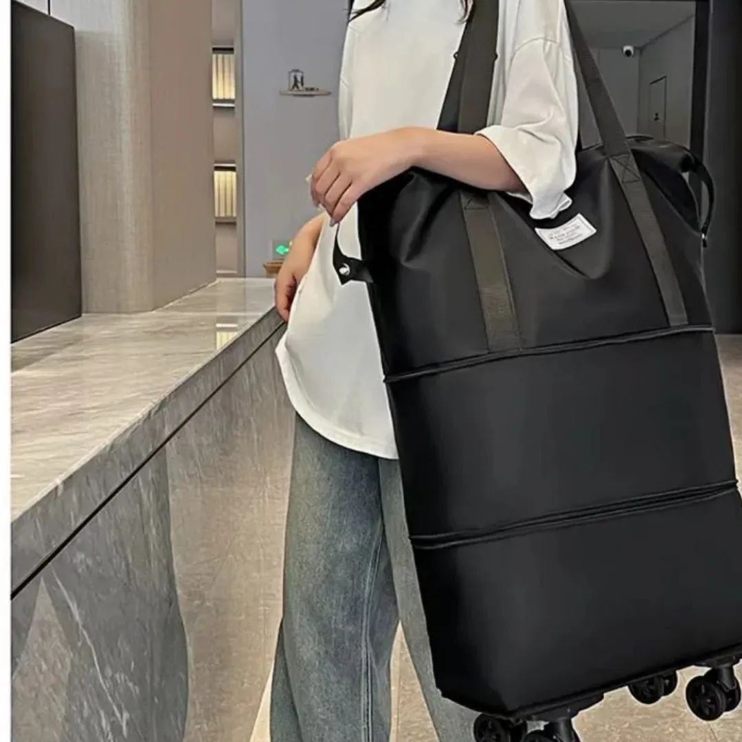 MULTI-FUNCTIONAL EXPANDABLE TRAVEL BAG WITH REMOVABLE WHEELS _5