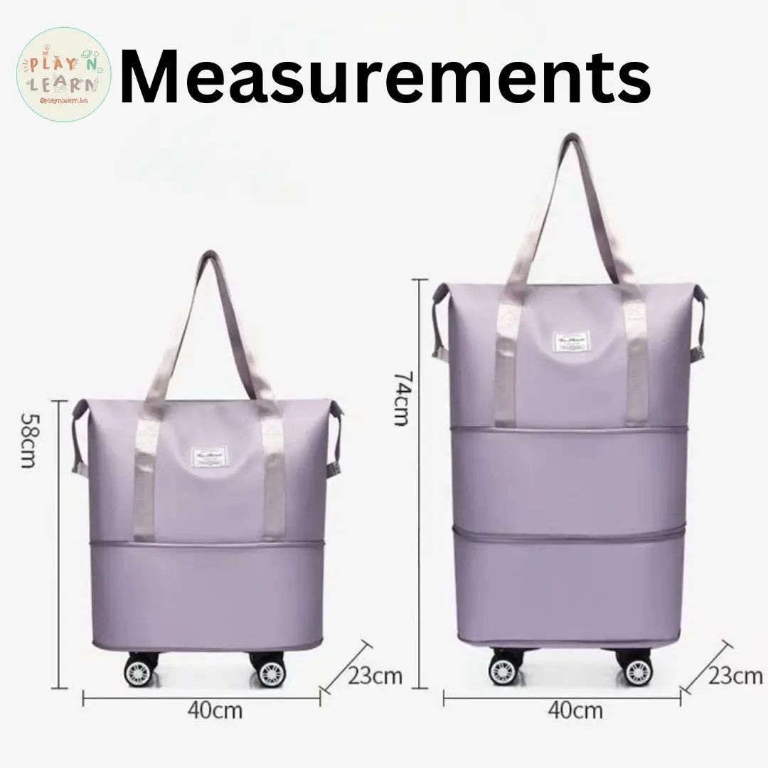 MULTI-FUNCTIONAL EXPANDABLE TRAVEL BAG WITH REMOVABLE WHEELS _3