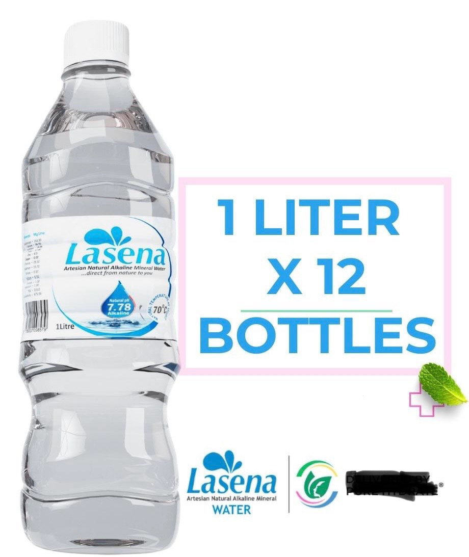 Lasena Artesian Natural Alkaline Water 100cl pack size of 12bottles