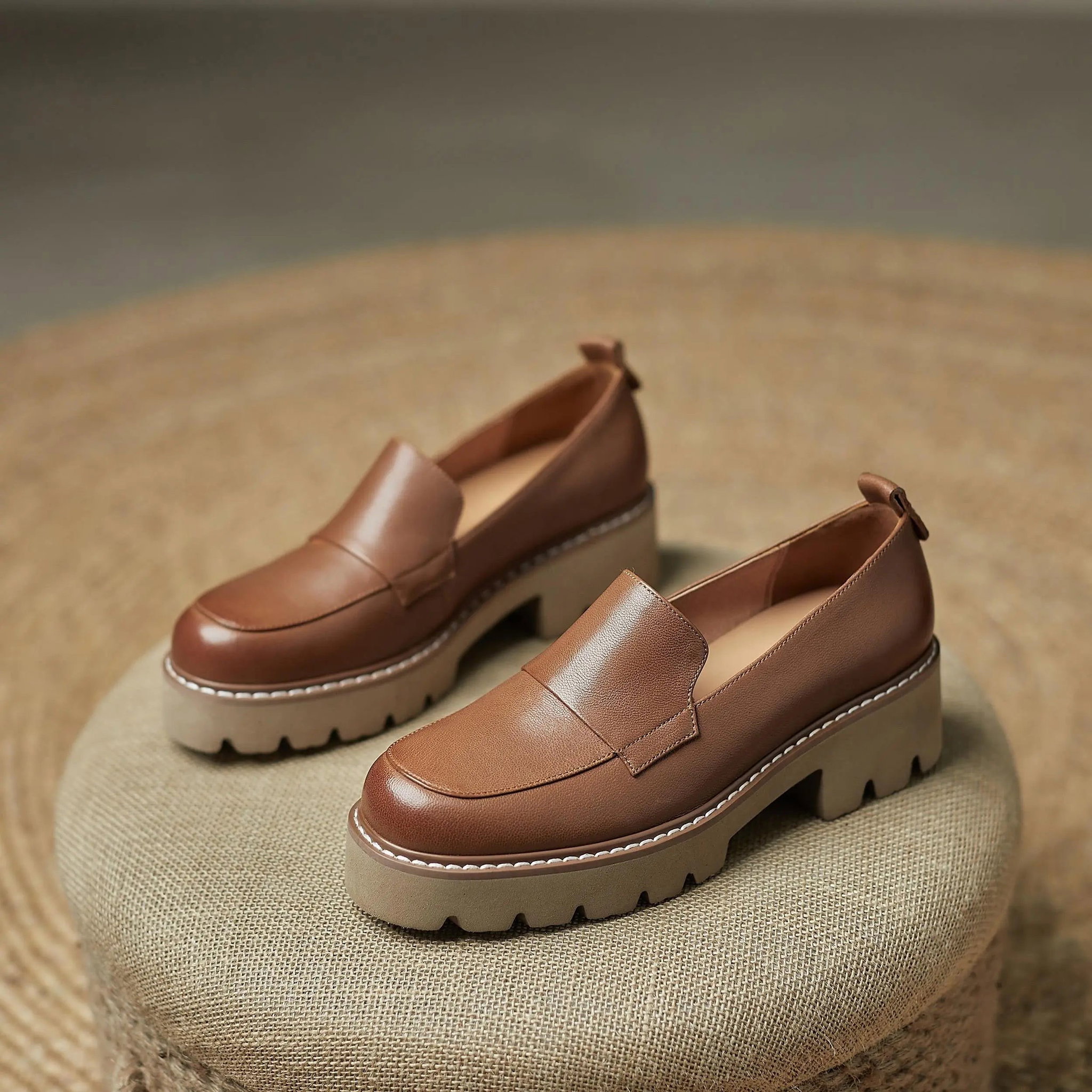 Diana Brown Loafers _0