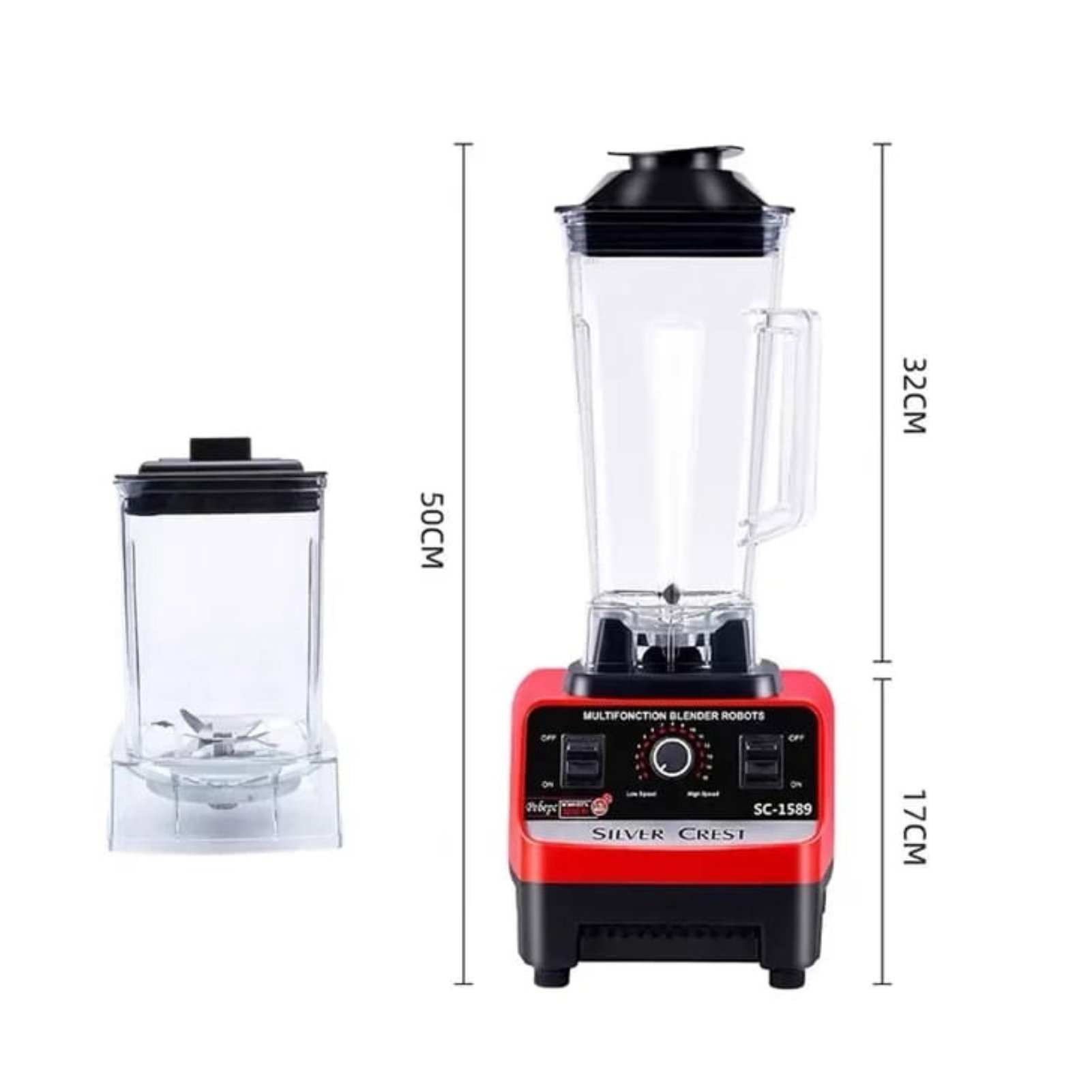 Mixeur Silver Crest 2 en 1 – Puissance 9500W + 1 Découpe-légume OFFERT !_7