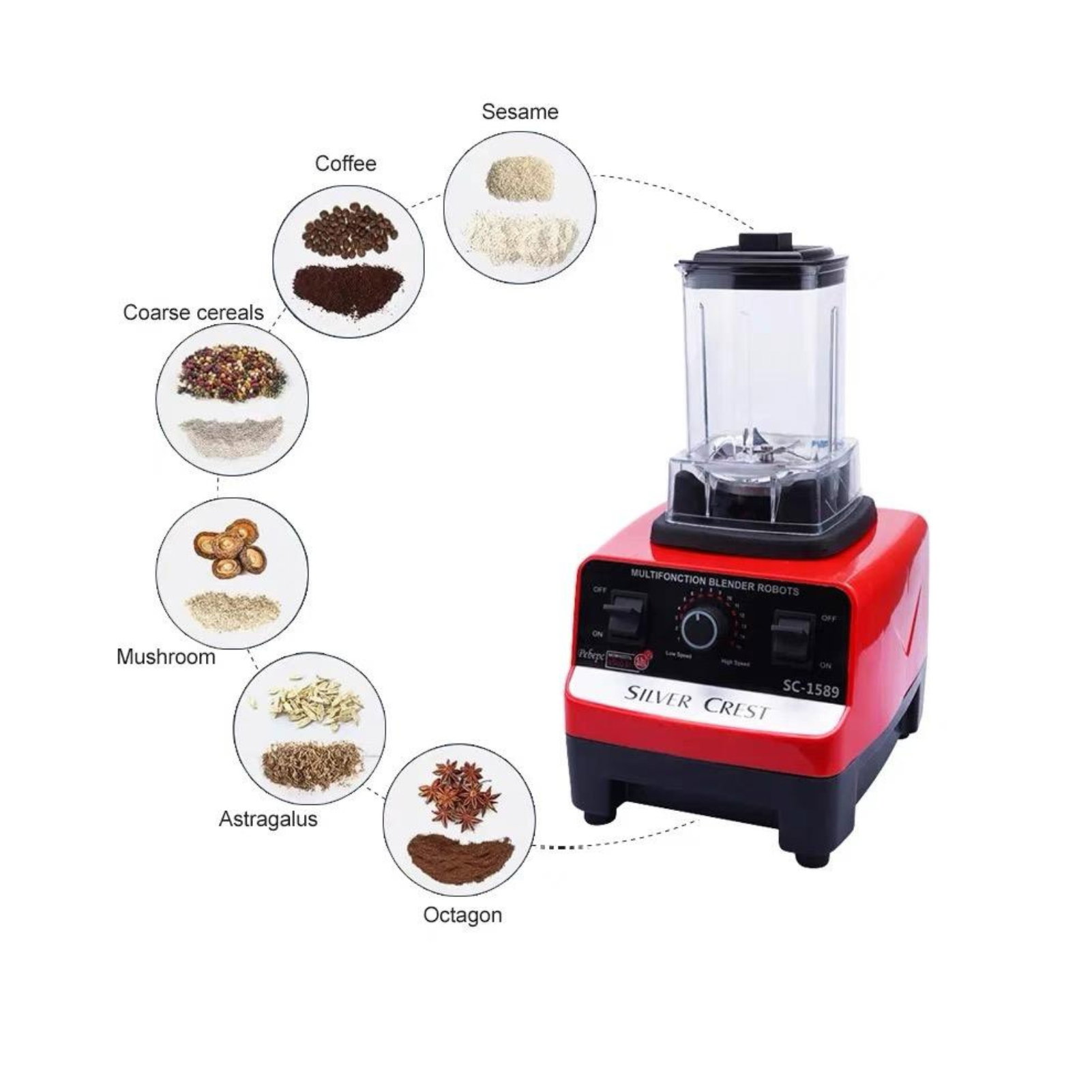 Mixeur Silver Crest 2 en 1 – Puissance 9500W + 1 Découpe-légume OFFERT !_11