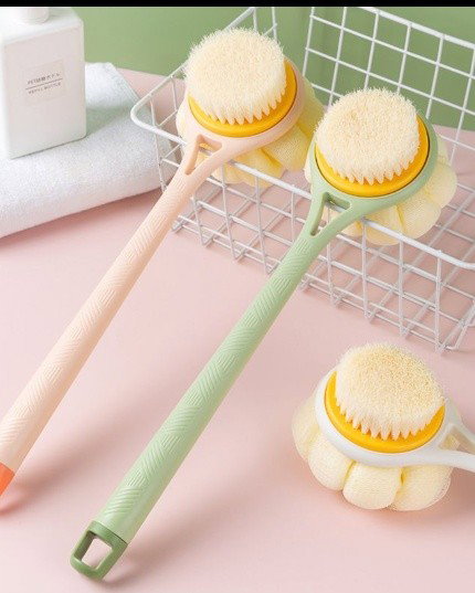 Double Sided Scrub Brush Body Massage Bath Brush_0