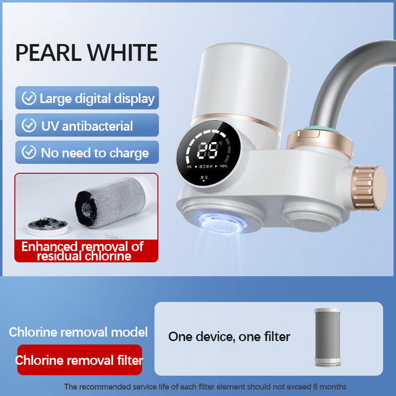 Tap Filters High Quality White Silver Activated Carbon Water Purifier for Faucet for Kitchen Bathroom_3