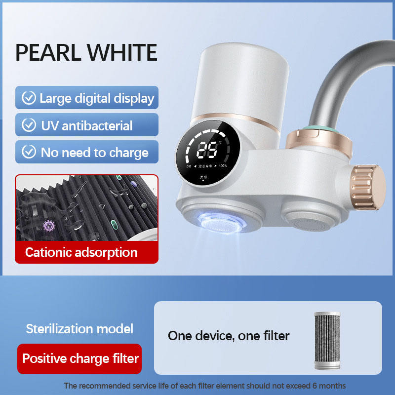 Tap Filters High Quality White Silver Activated Carbon Water Purifier for Faucet for Kitchen Bathroom_5