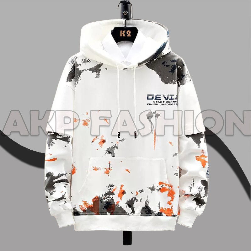 Stylish Color Combined Hoodie_2