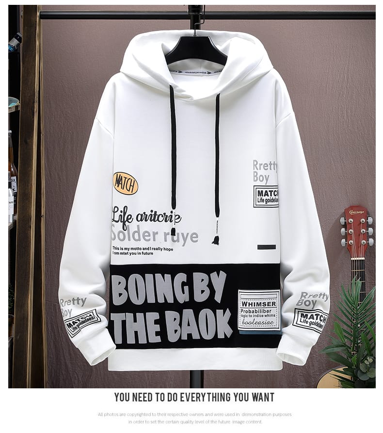 Stylish Color Combined Hoodie_6