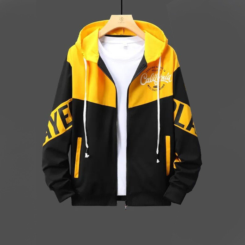 Stylish Color Combined Hoodie_3