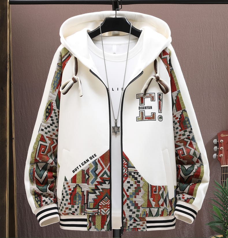 Stylish Color Combined Hoodie_4