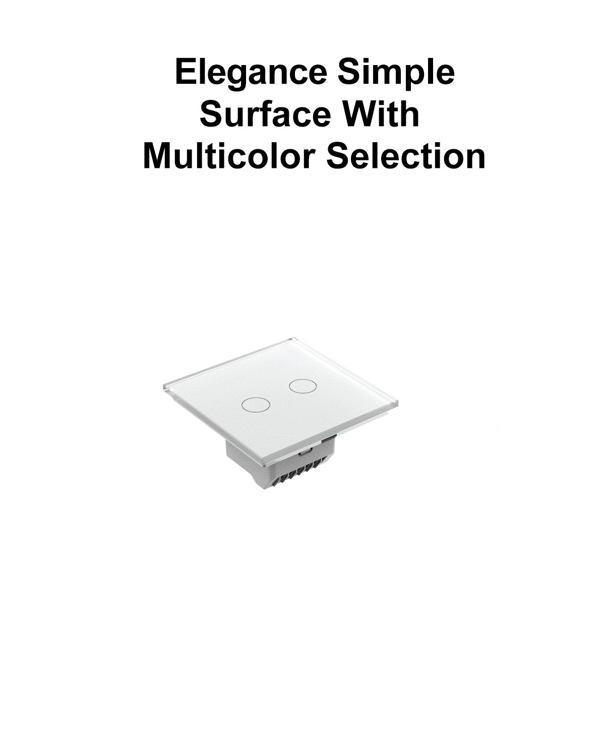 Panneau simple 2 commandes blanc_5
