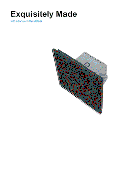 Panneau simple 2 commandes blanc