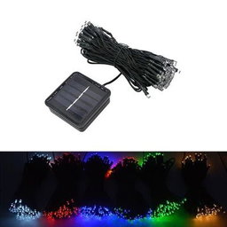 Guirlande Lumineuse Solaire  - 50m 500 LED Multicolore - Extérieur-Intérieur
