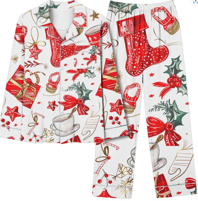 Long Sleeve Button Down PJ_2