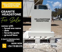 White galaxy memorial headstone