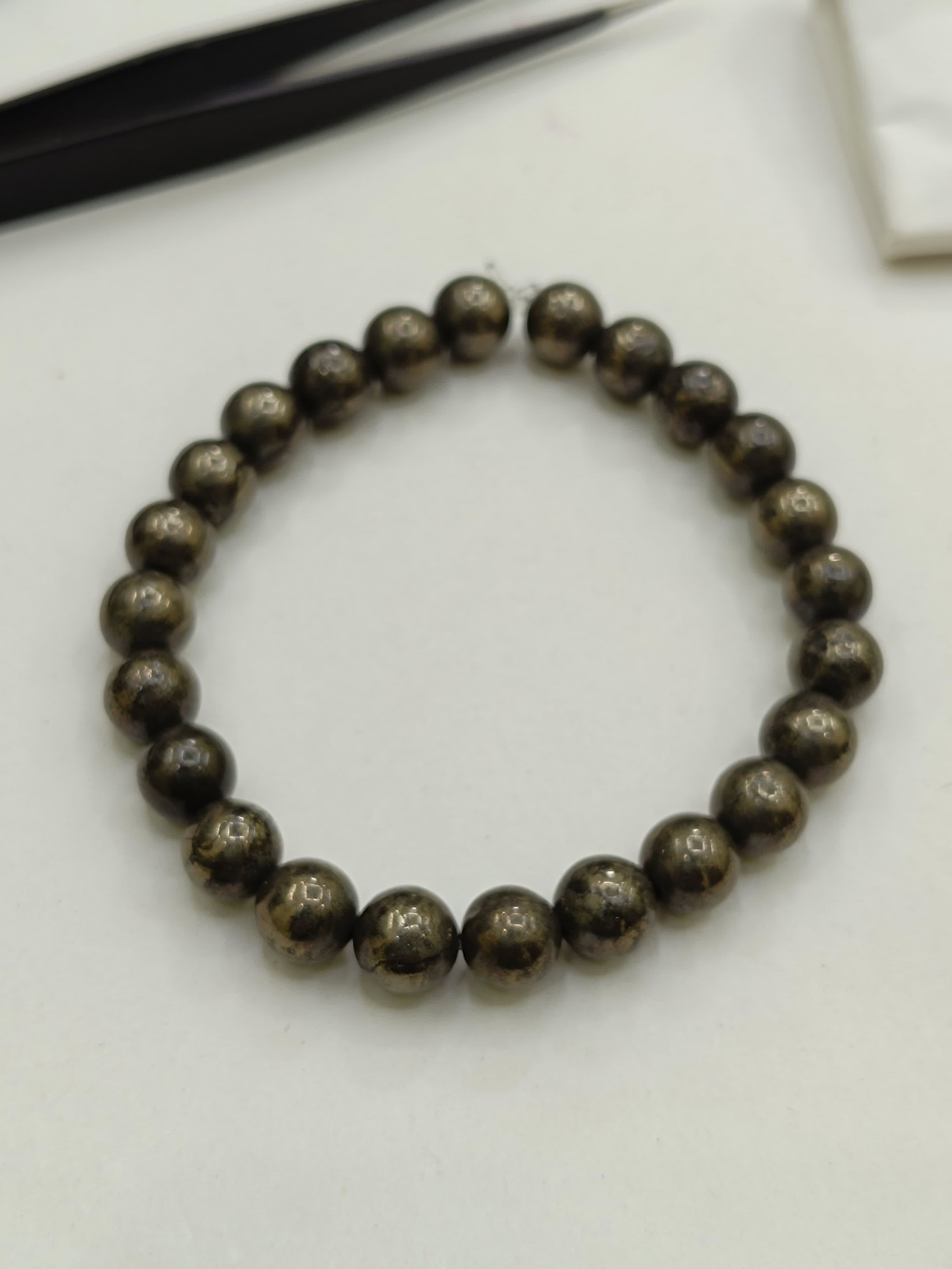 Pyrite bracelet 8mm_1
