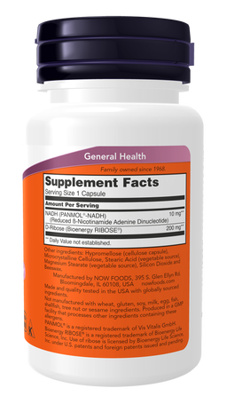 NADH 10 mg wih D-Ribose