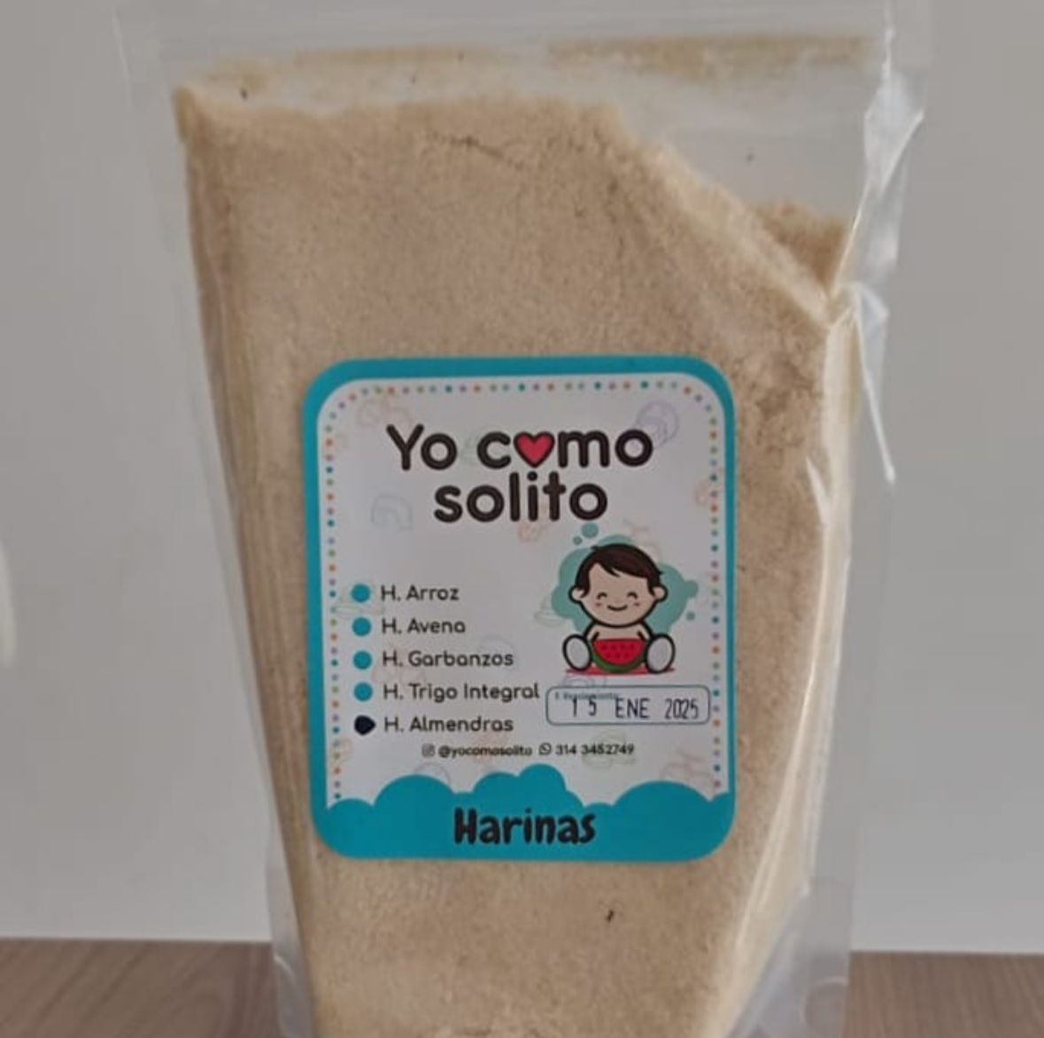 Harina de almendras x 500g_0