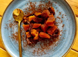 Brownie de chontaduro