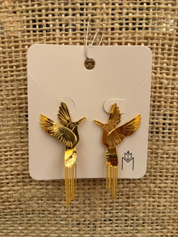 Aretes Colibrí 