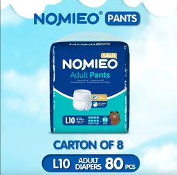 [CARTON] NOMIEO Adult Diaper - Pants L 10s