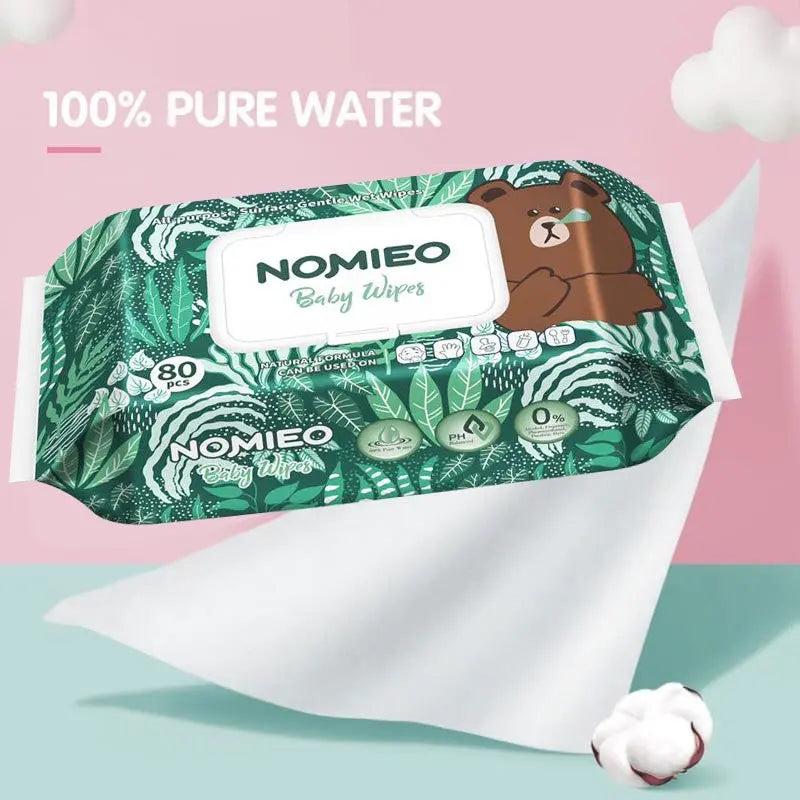 [CARTON] Nomieo Pure Wet Wipes Pearl Pattern 80s_0