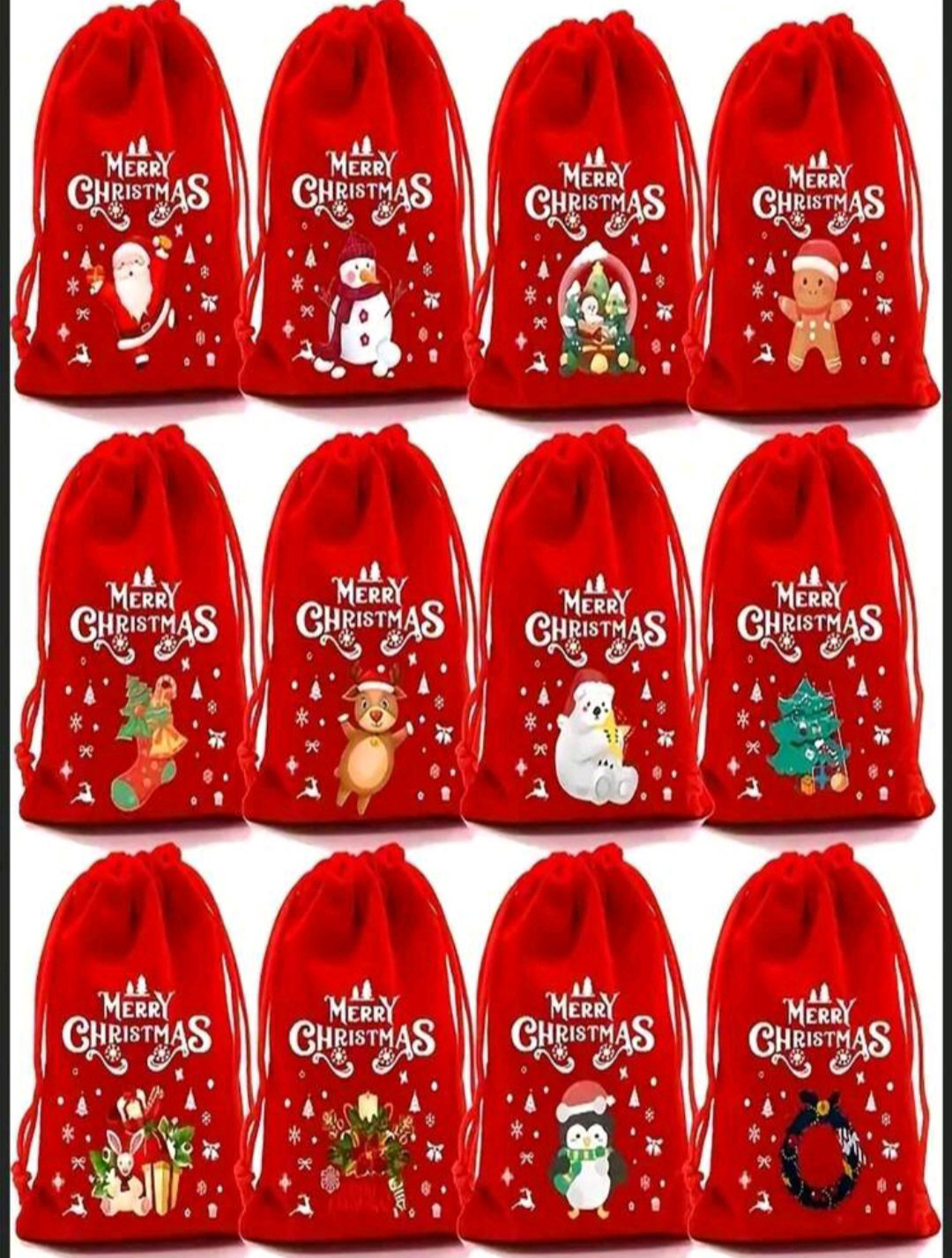 Mini Christmas Bag 9x10 cm 