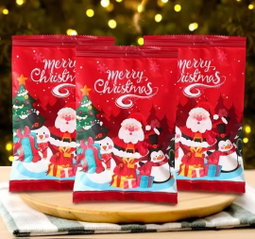 Customized Christmas Hat free sweet bags 