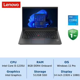 LENOVO ThinkPad E14 Gen 4 (Core i5-1235U, 8GB, 512GB SSD, Win 11 Pro)