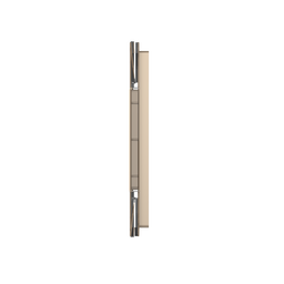 Panneau double 2 commandes + 1 case doré