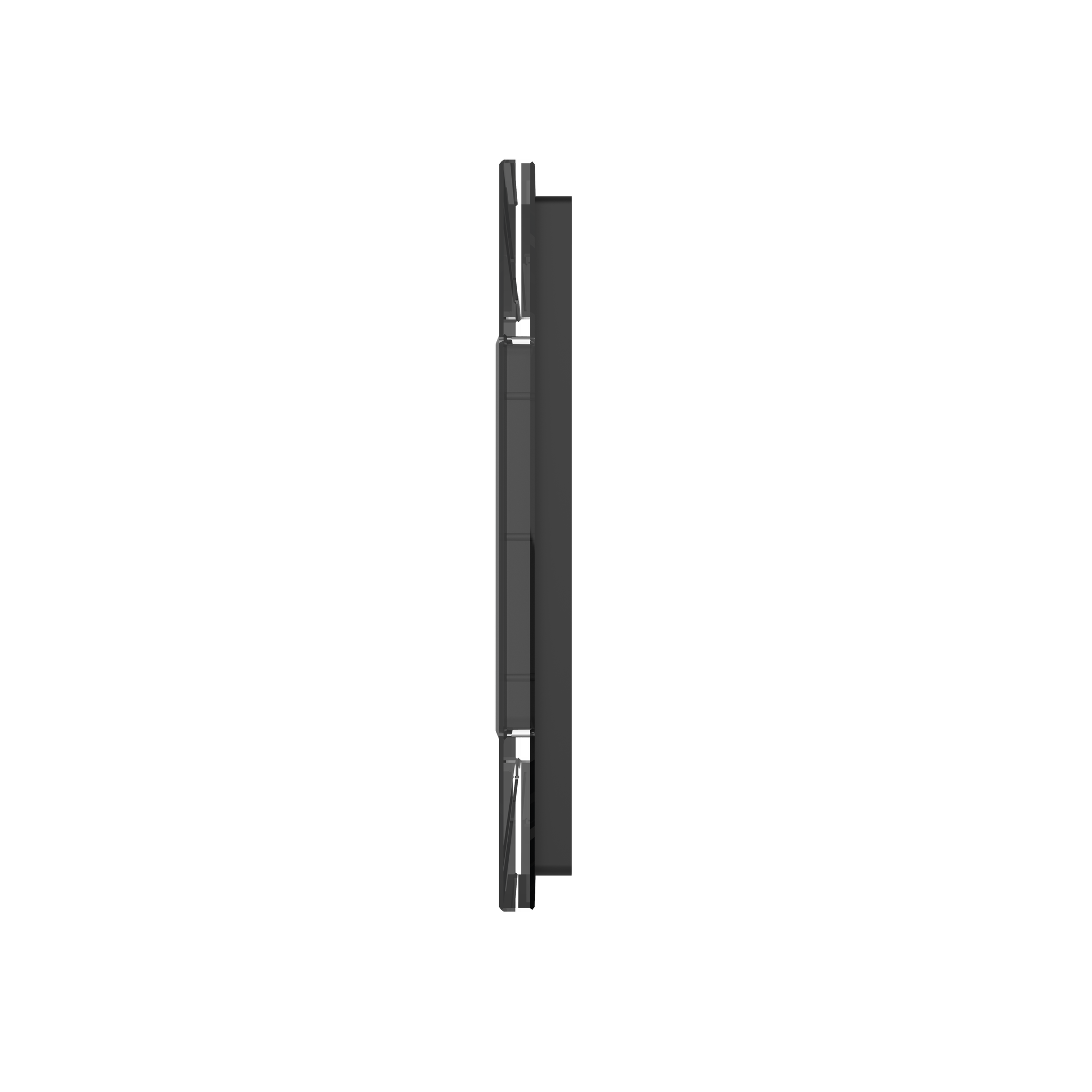 Panneau double 4 commandes noir_1