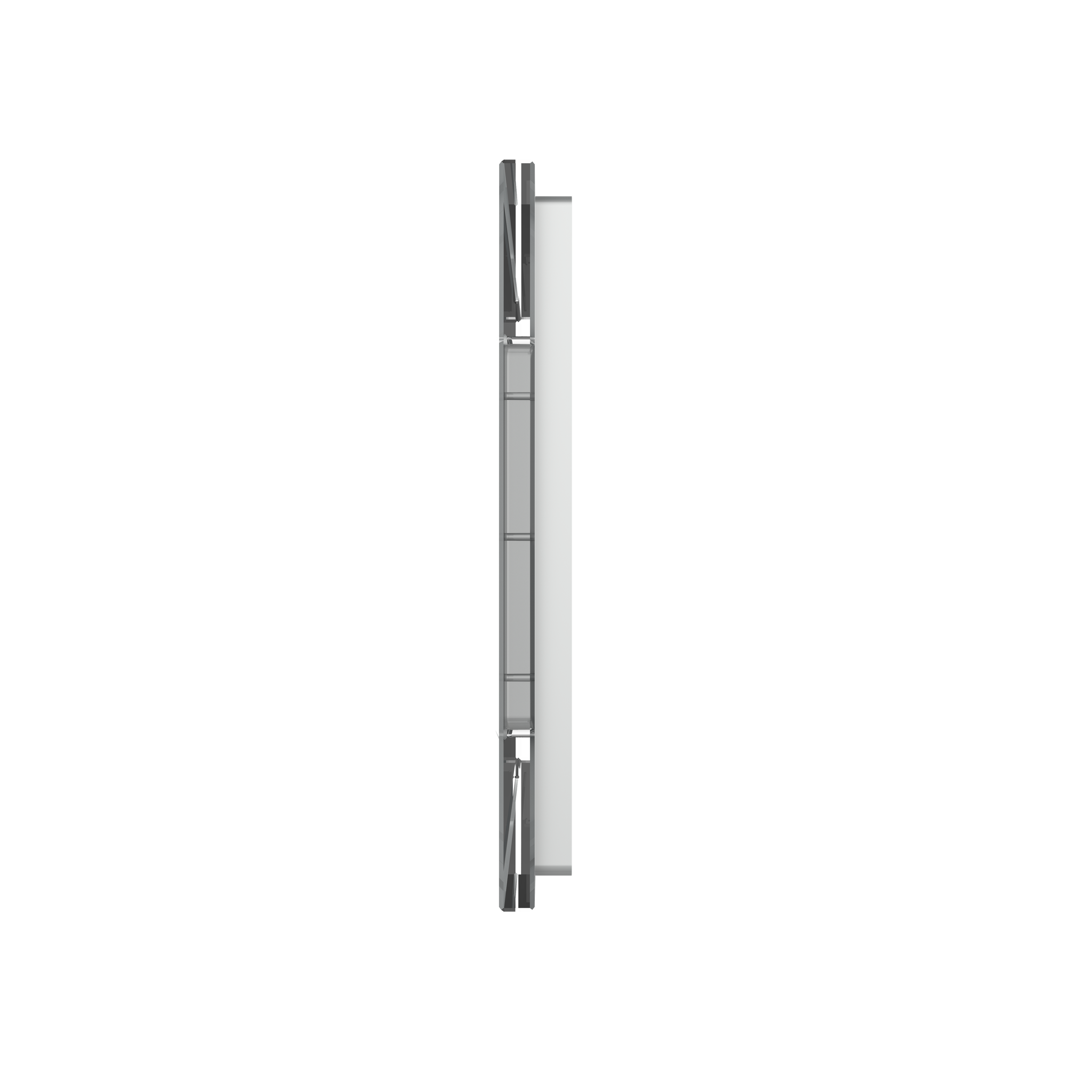 Panneau double 4 commandes gris_1