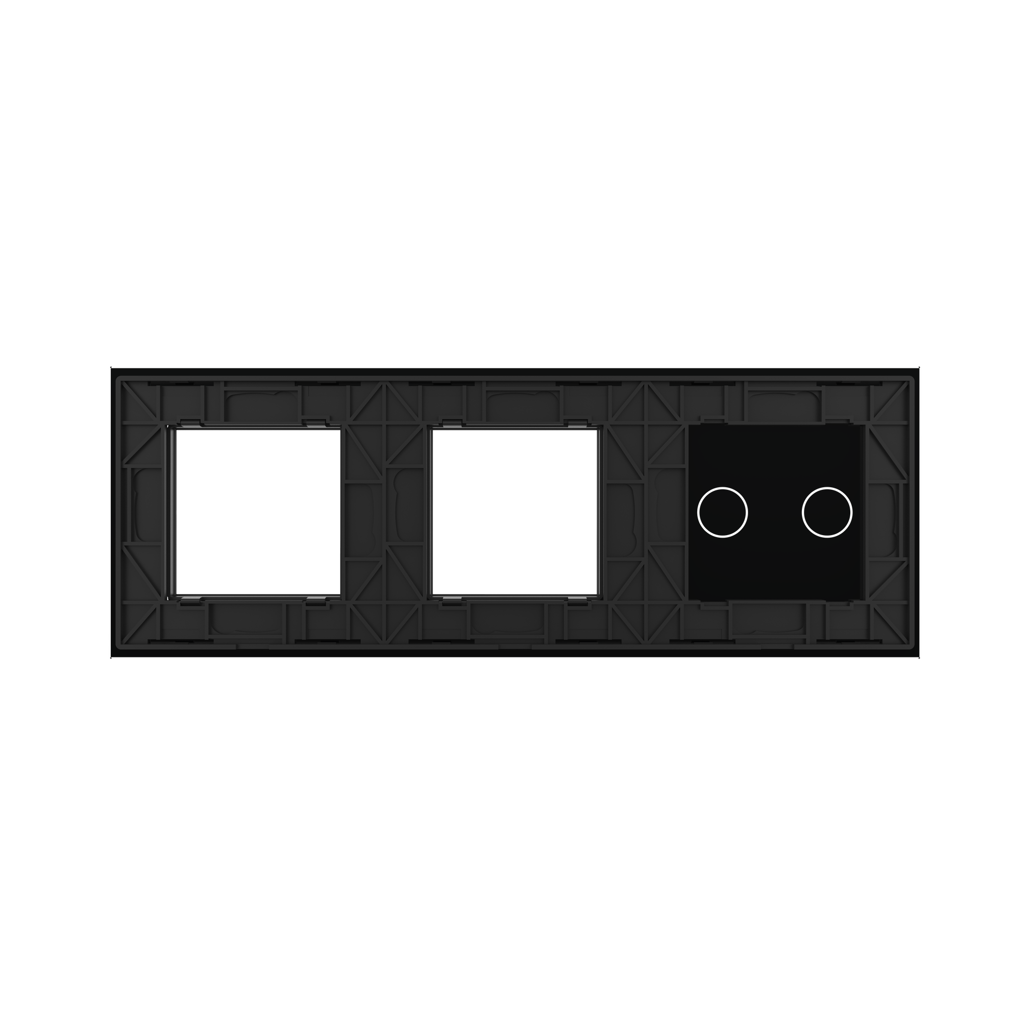Panneaux triple 2 commandes + 2 cases noir_3