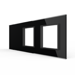 Panneaux triple 2 commandes + 2 cases noir