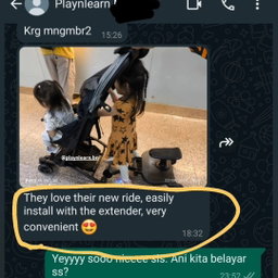 2-IN-1 STROLLER EXTENTION 