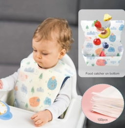 DISPOSAL BIBS TRAVEL ESSENTIAL 