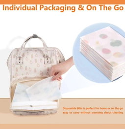 DISPOSAL BIBS TRAVEL ESSENTIAL 