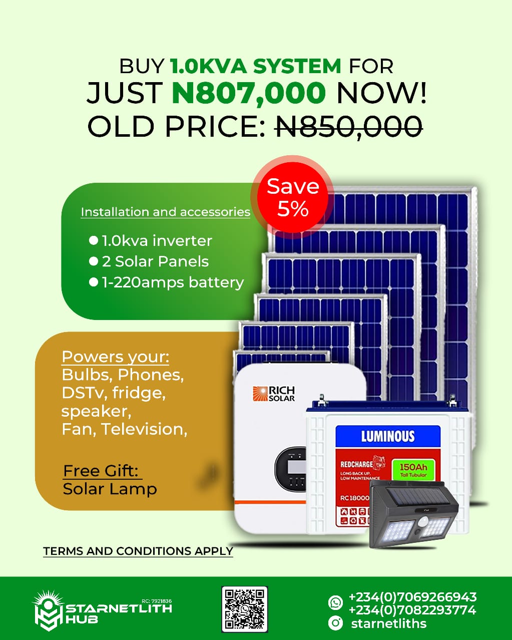 Inverter installation 