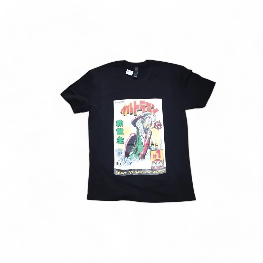 U PLAYERA L.E. HAGAKI NEGRA ULTRAMAN HOMBRE