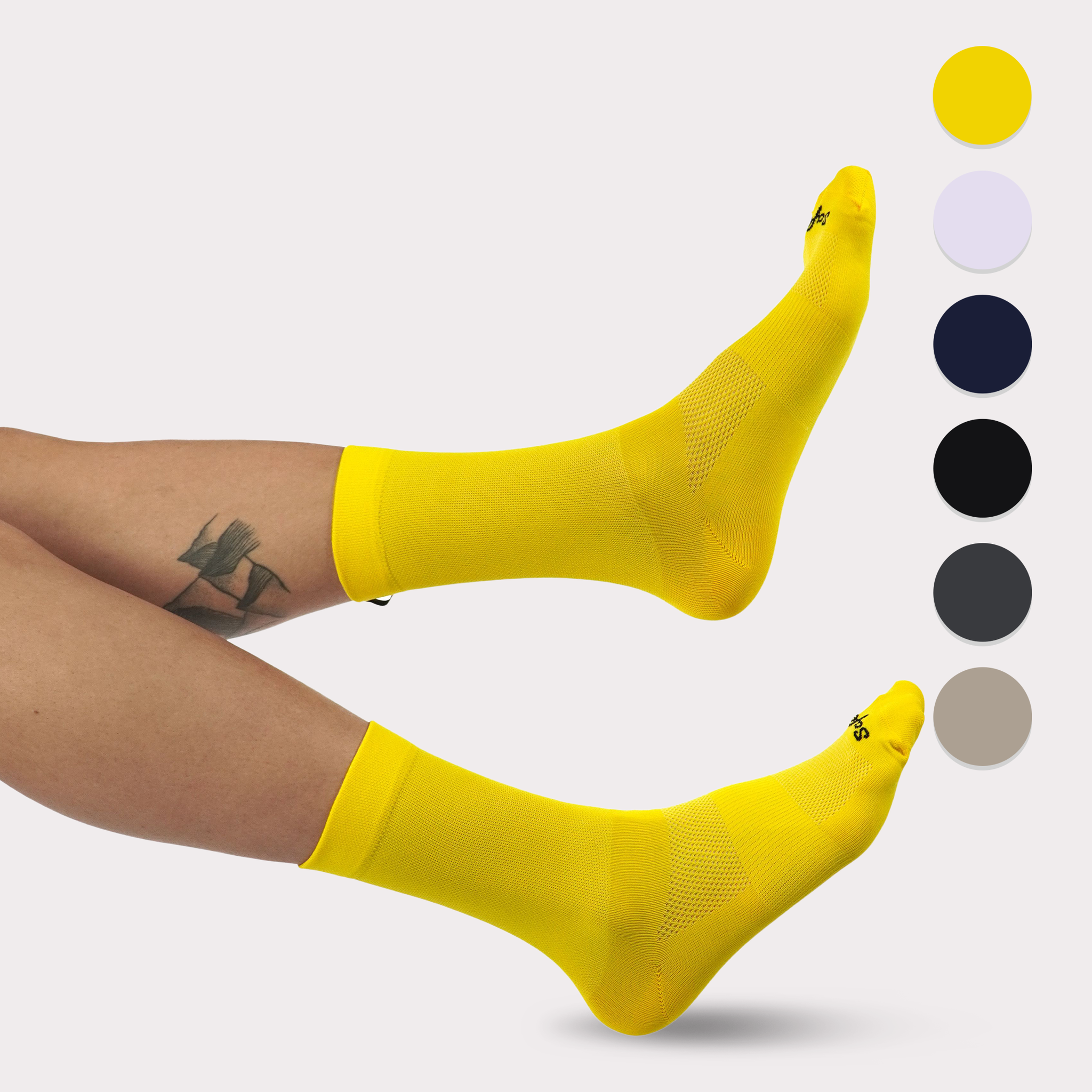 Medias Ciclismo Diferentes Colores Unisex_0