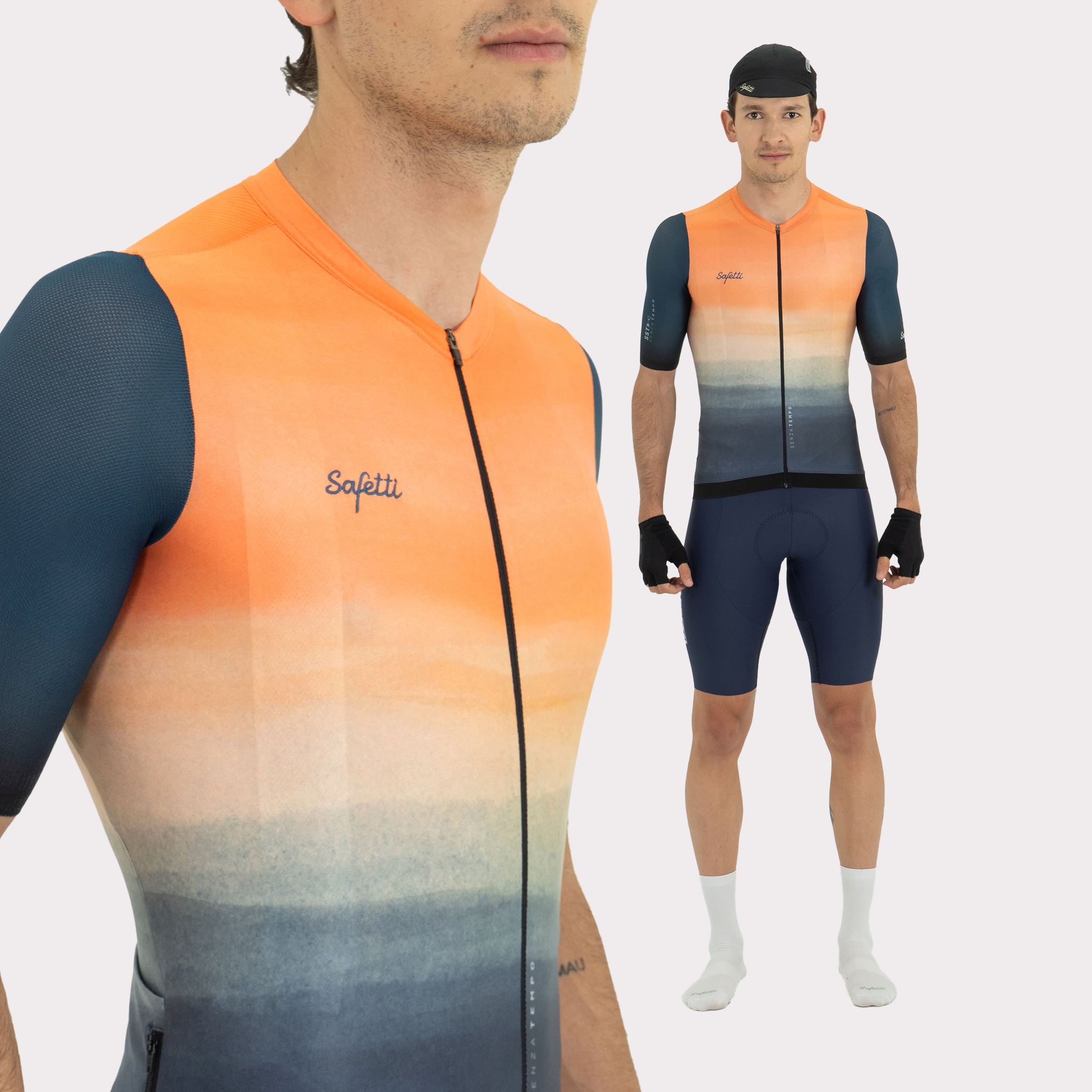 Camisa Ciclismo Manga Corta Oceanglow Para Hombre_0